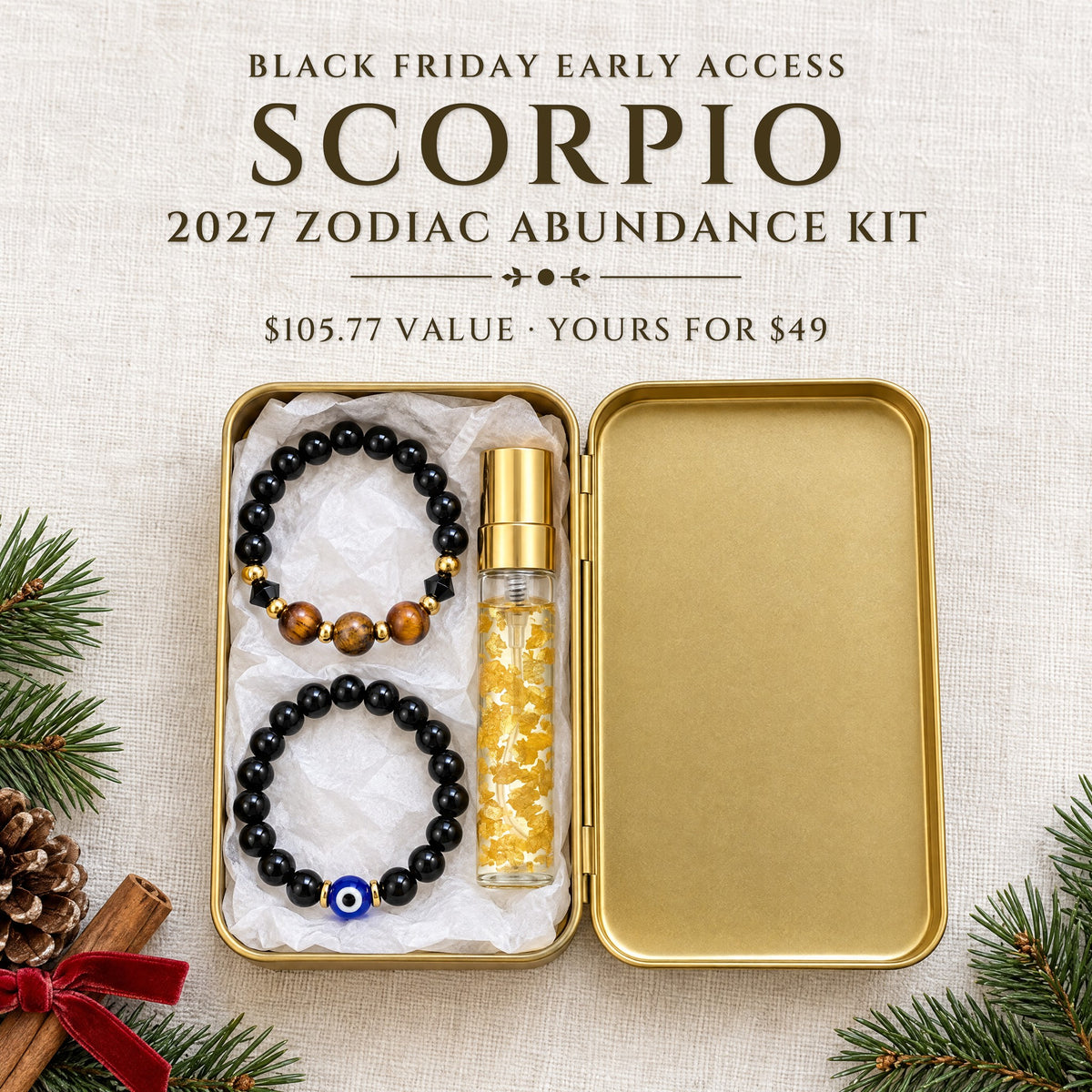 2027 Scorpio Zodiac Abundance Kit · Essential