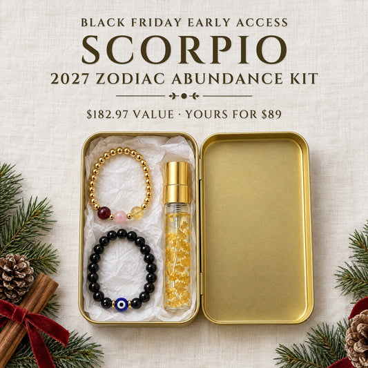 2027 Scorpio Zodiac Abundance Kit · Gold