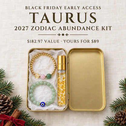 2027 Taurus Zodiac Abundance Kit · Gold