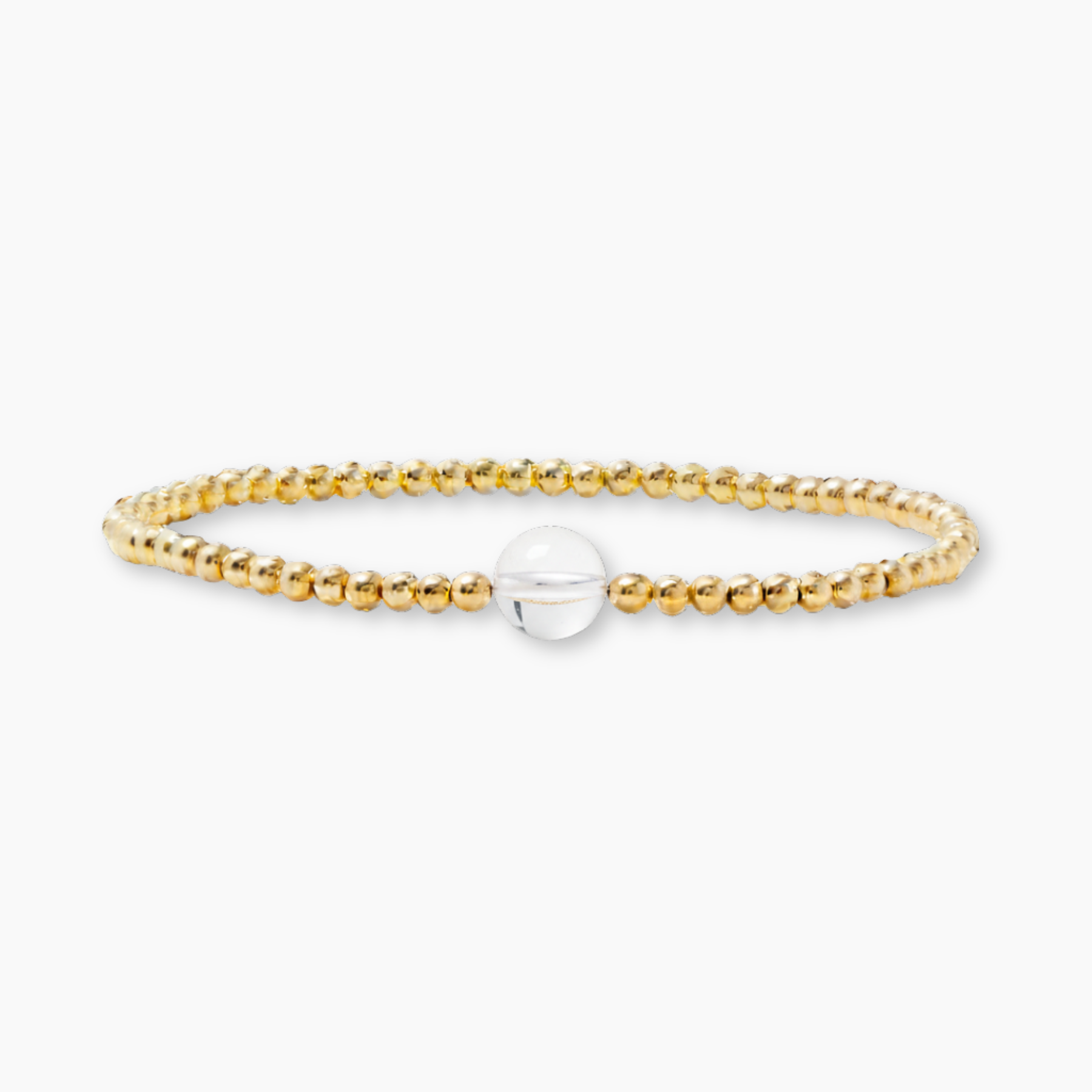Leo Golden Zodiac Clear Quartz 2026 Bracelet REAL Gold