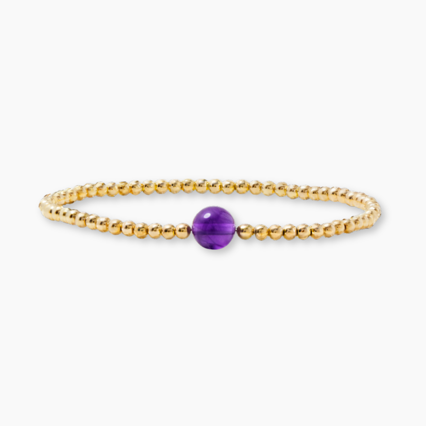 Pisces Golden Zodiac Amethyst 2026 Bracelet REAL Gold