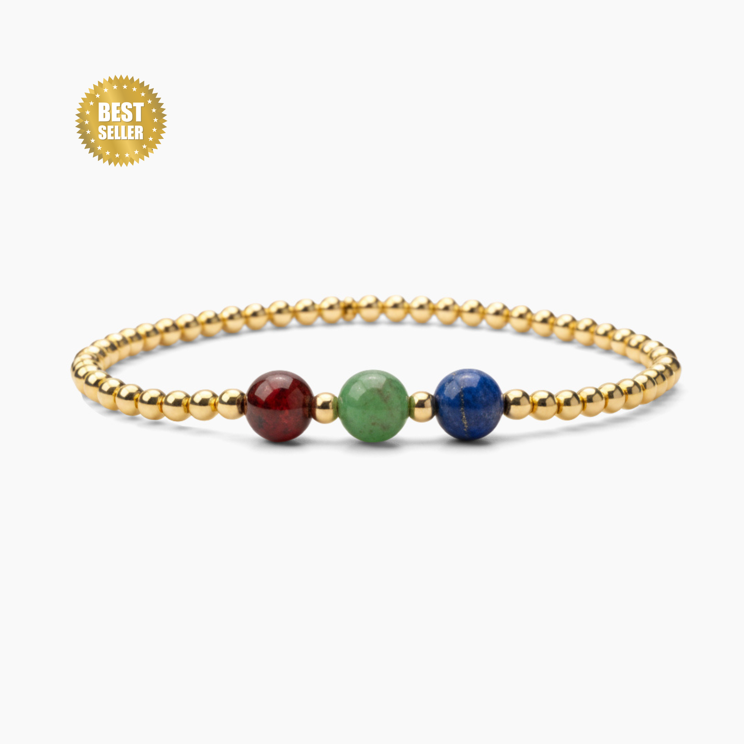 Virgo Love and Money Golden Bracelet with REAL Gold