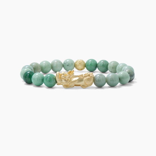 Garnet & Hydrogrossular Feng Shui Lucky Pixiu Passion & Wealth Bracelet
