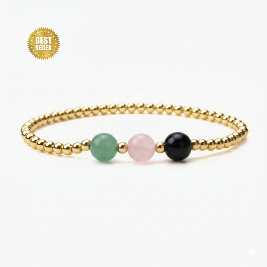 Aries Love and Money Golden Bracelet With REAL Gold