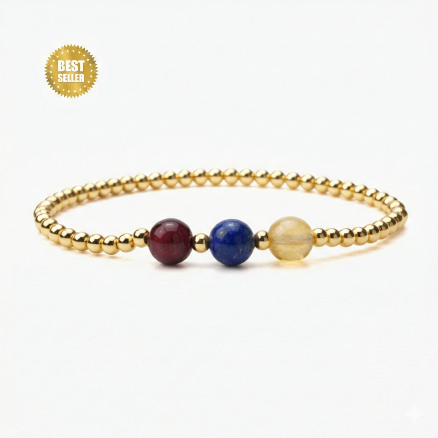 Cancer Love and Money Golden Bracelet With REAL Gold