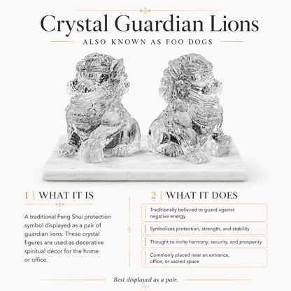 Feng Shui Wealth Guardian Lions