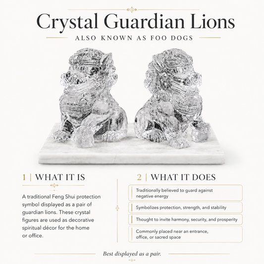 Feng Shui Wealth Guardian Lions