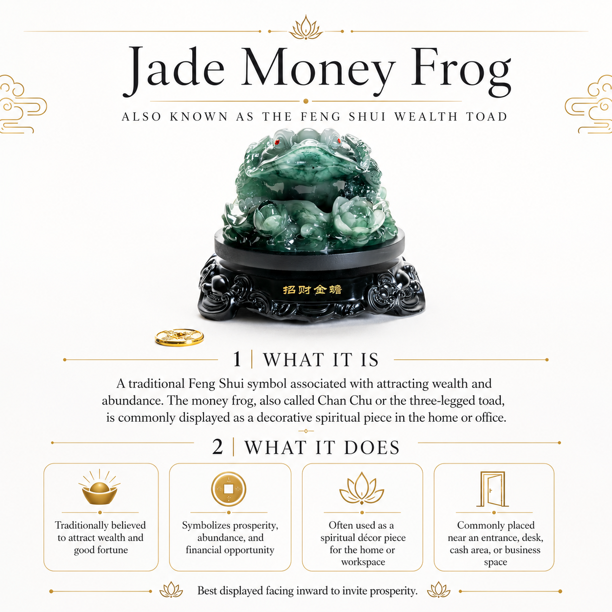 Feng Shui Jade Money Frog
