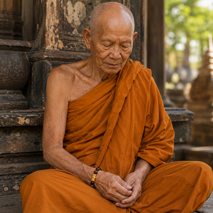 Ancient Monk's Wealth and Wisdom Bracelet