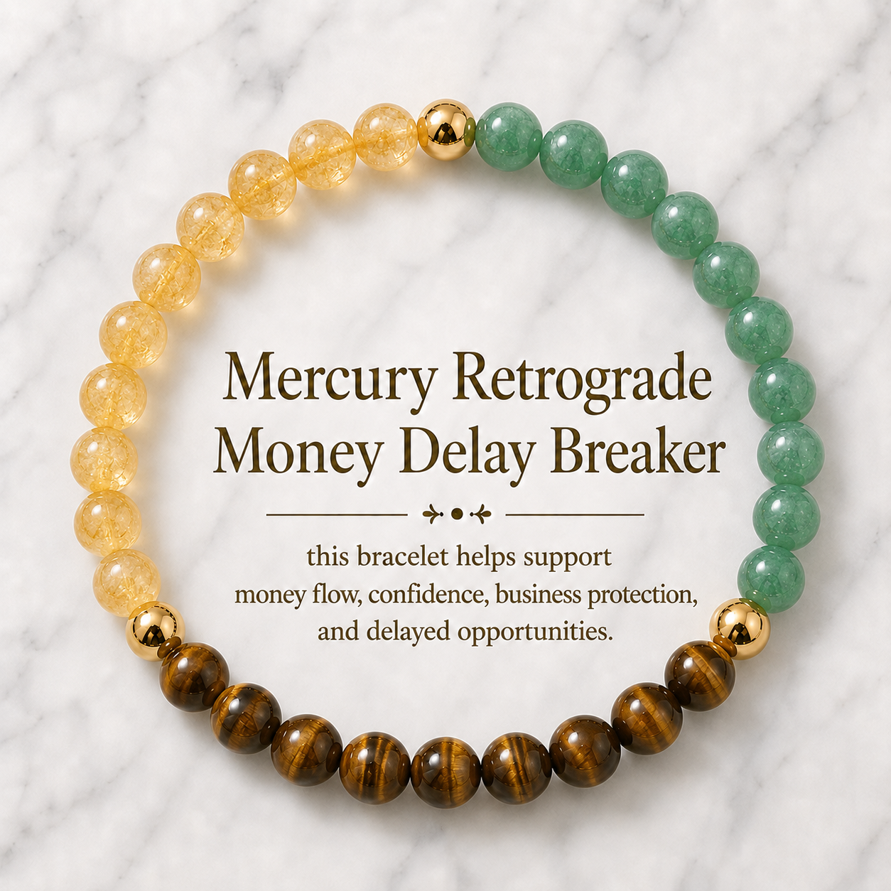 Mercury Retrograde Money Delay Breaker Bracelet