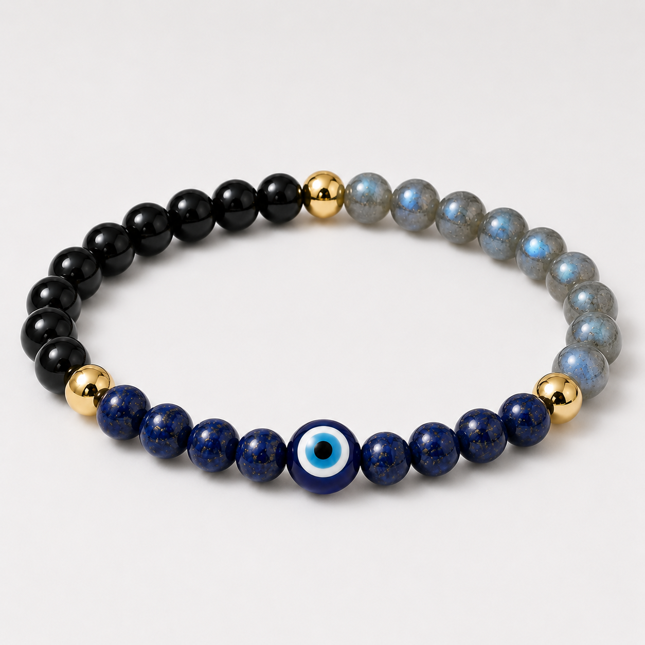 Mercury Retrograde Evil Eye Shield Bracelet