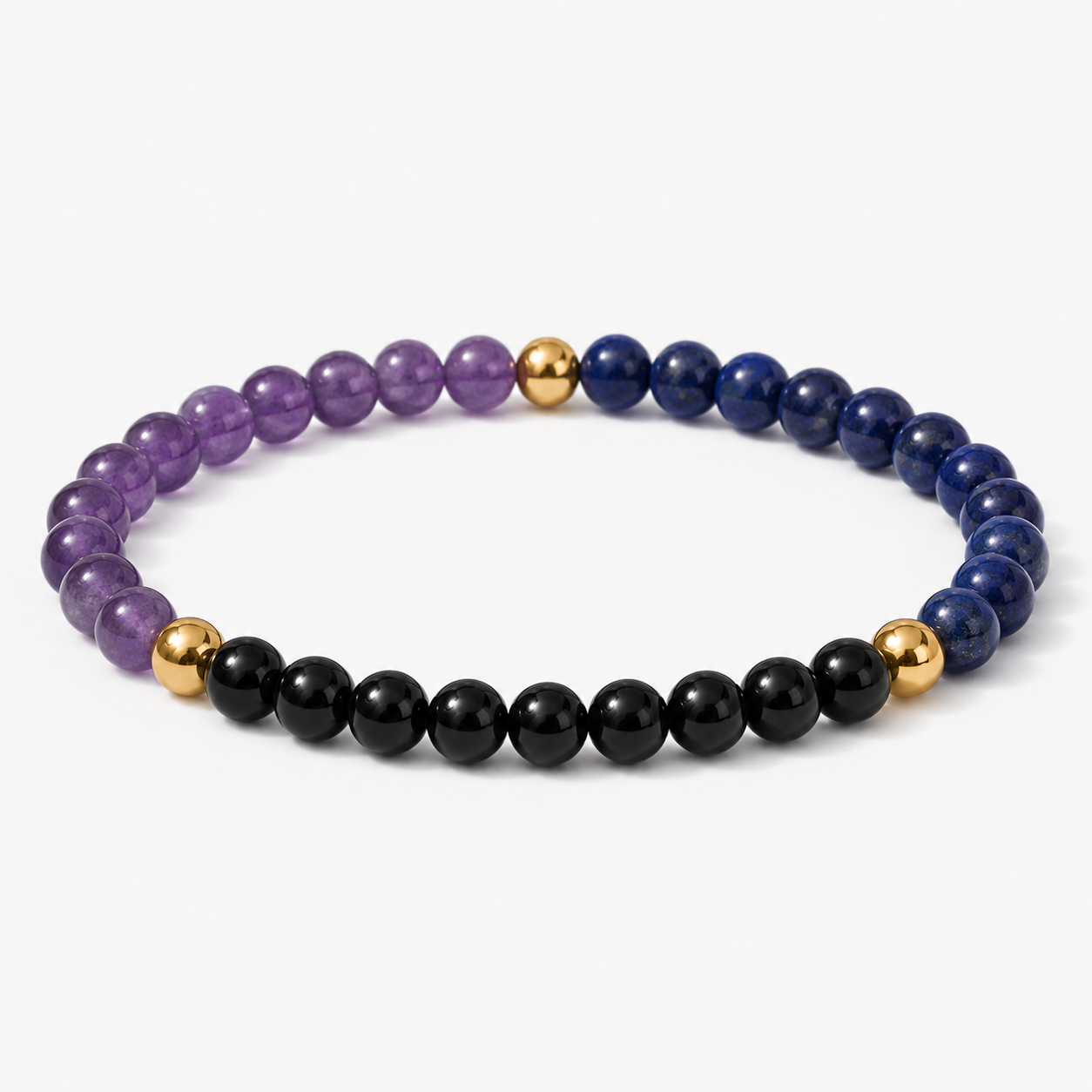 Full Moon Manifestation Bracelet with Real Gold