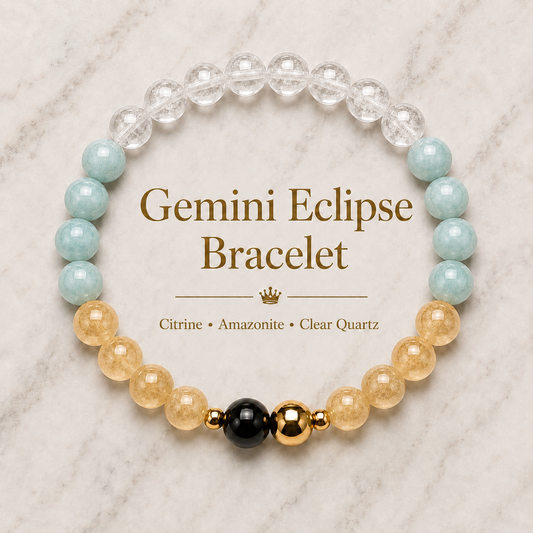 Gemini Eclipse Bracelet with REAL Gold