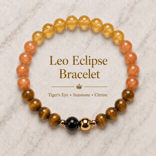 Leo Eclipse Bracelet with REAL Gold