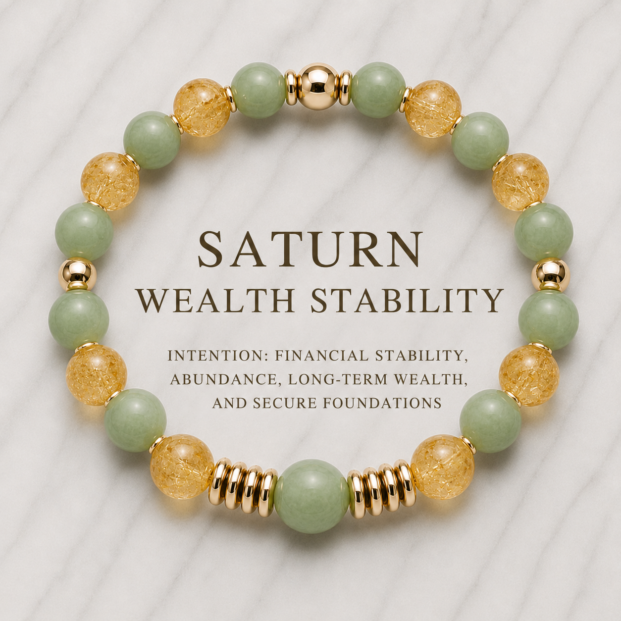 Saturn Wealth Stability Bracelet