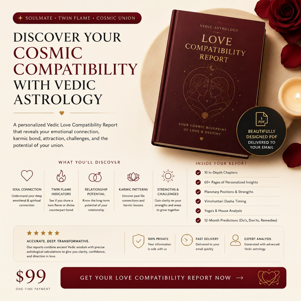 Premium Vedic Love Compatibility Report