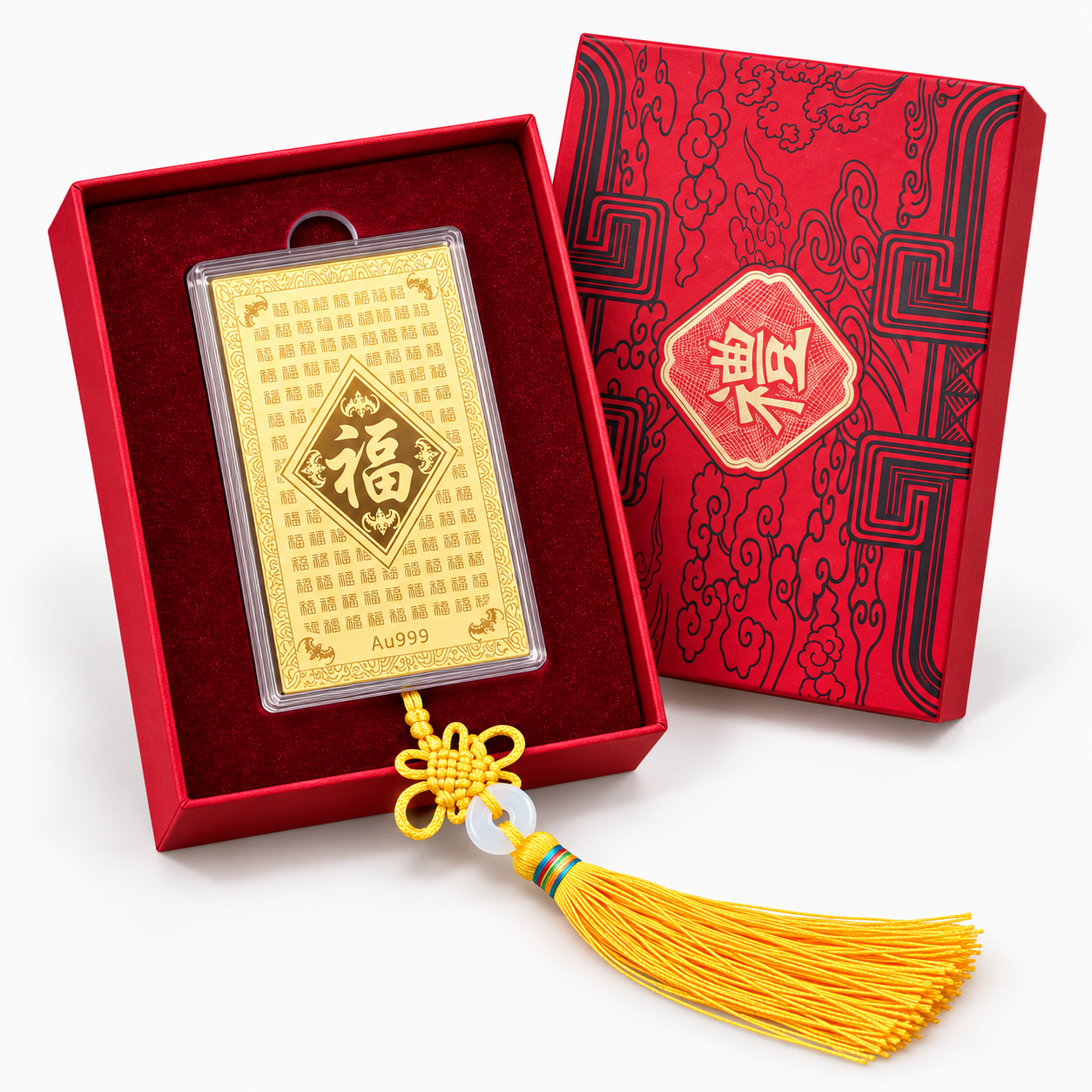 The Golden Card of Fortune and Wealth REAL 24k Gold