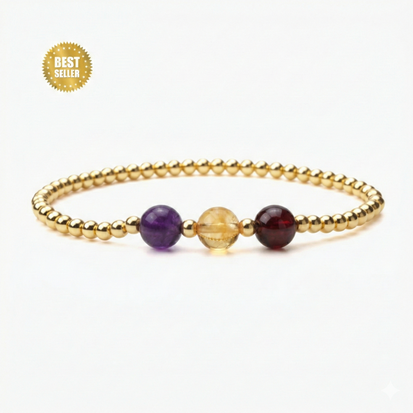 Gemini Love and Money Golden Bracelet With REAL Gold