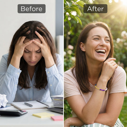 Lucky 11:11 Energized New Year Multiple Blessing Bracelet With REAL Gold