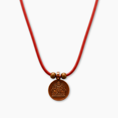 Lord Kuber Red Thread Wealth Necklace