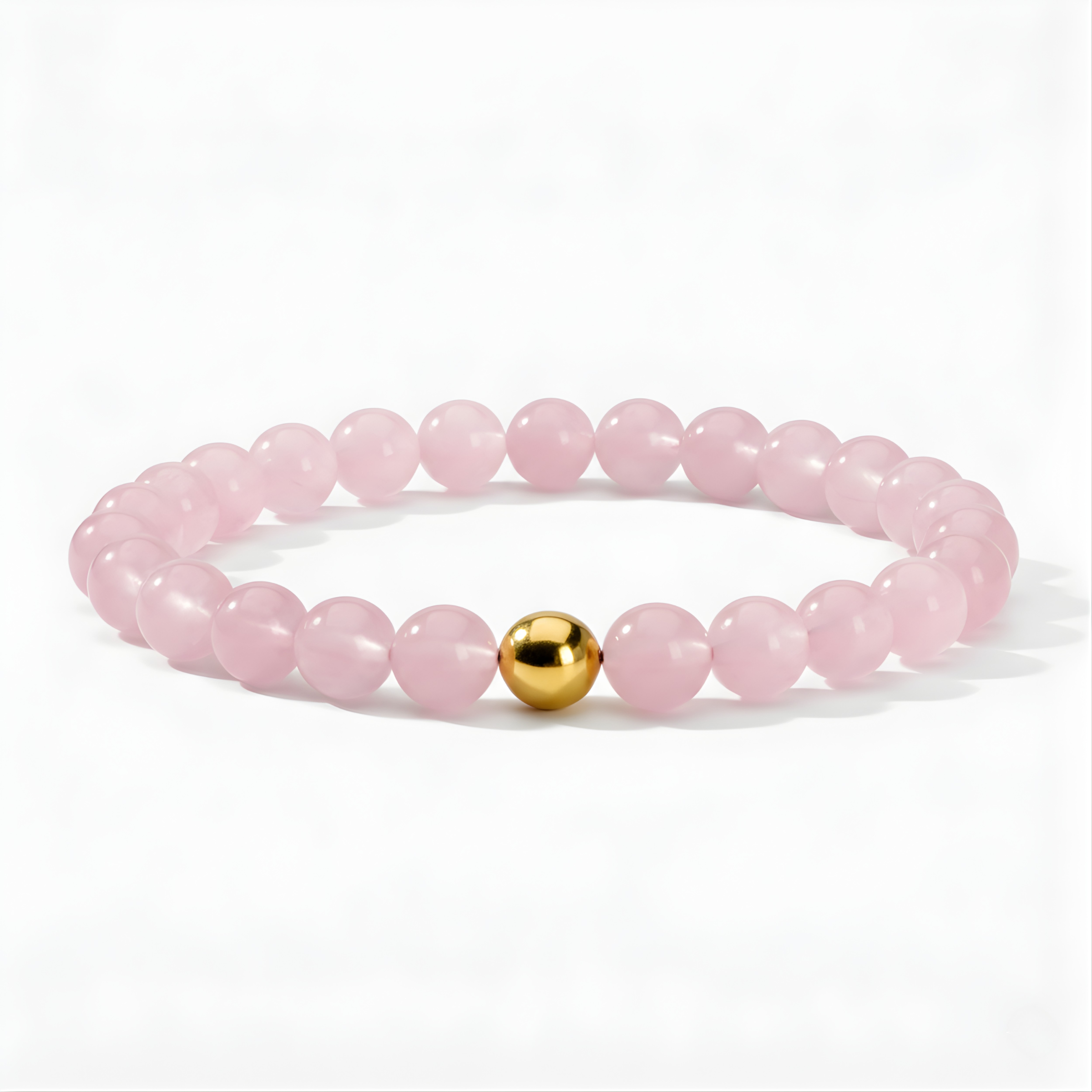 Romance Rose Quartz Power Crystal Bracelet