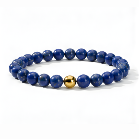 Wealth Lapis Lazuli Power Crystal Bracelet