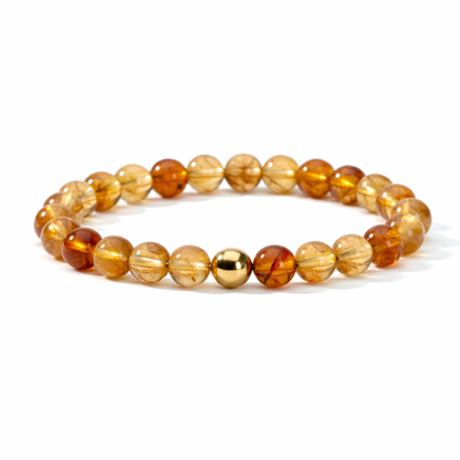 Fortune Citrine Power Crystal Bracelet