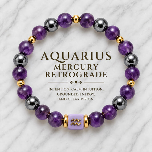 Aquarius Mercury Retrograde Bracelet