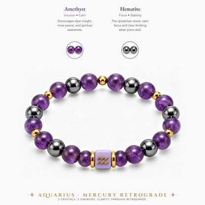 Aquarius Mercury Retrograde Bracelet