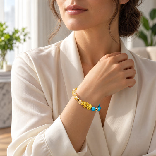 Aquarius Zodiac Feng Shui Pixiu Bracelet