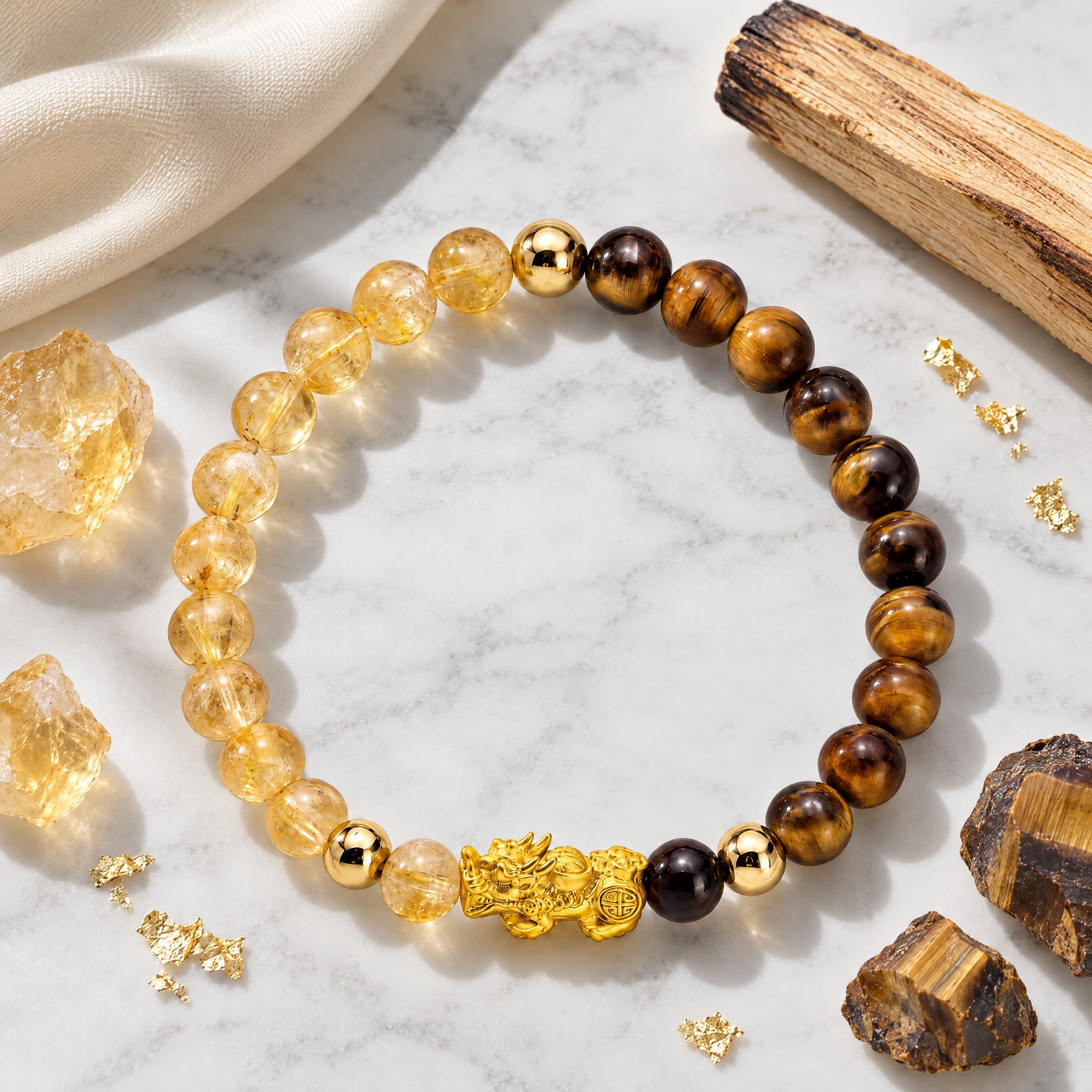 Aries Zodiac Feng Shui Pixiu Bracelet