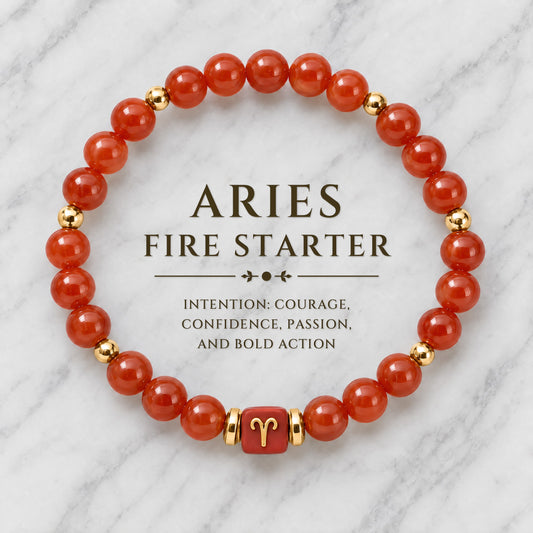Aries Zodiac Signature Bracelet