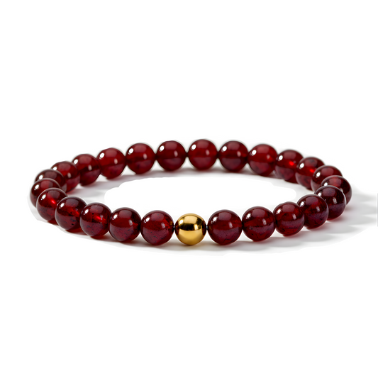 Fame Garnet Power Crystal Bracelet