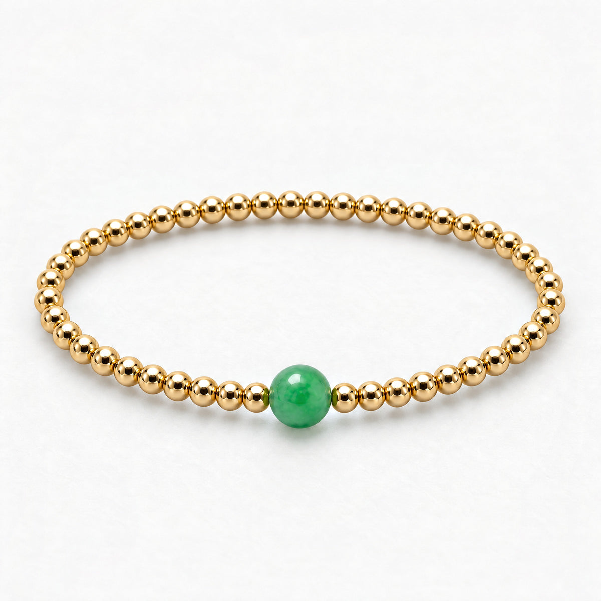 Cancer Golden Zodiac Jade 2026 Bracelet REAL Gold