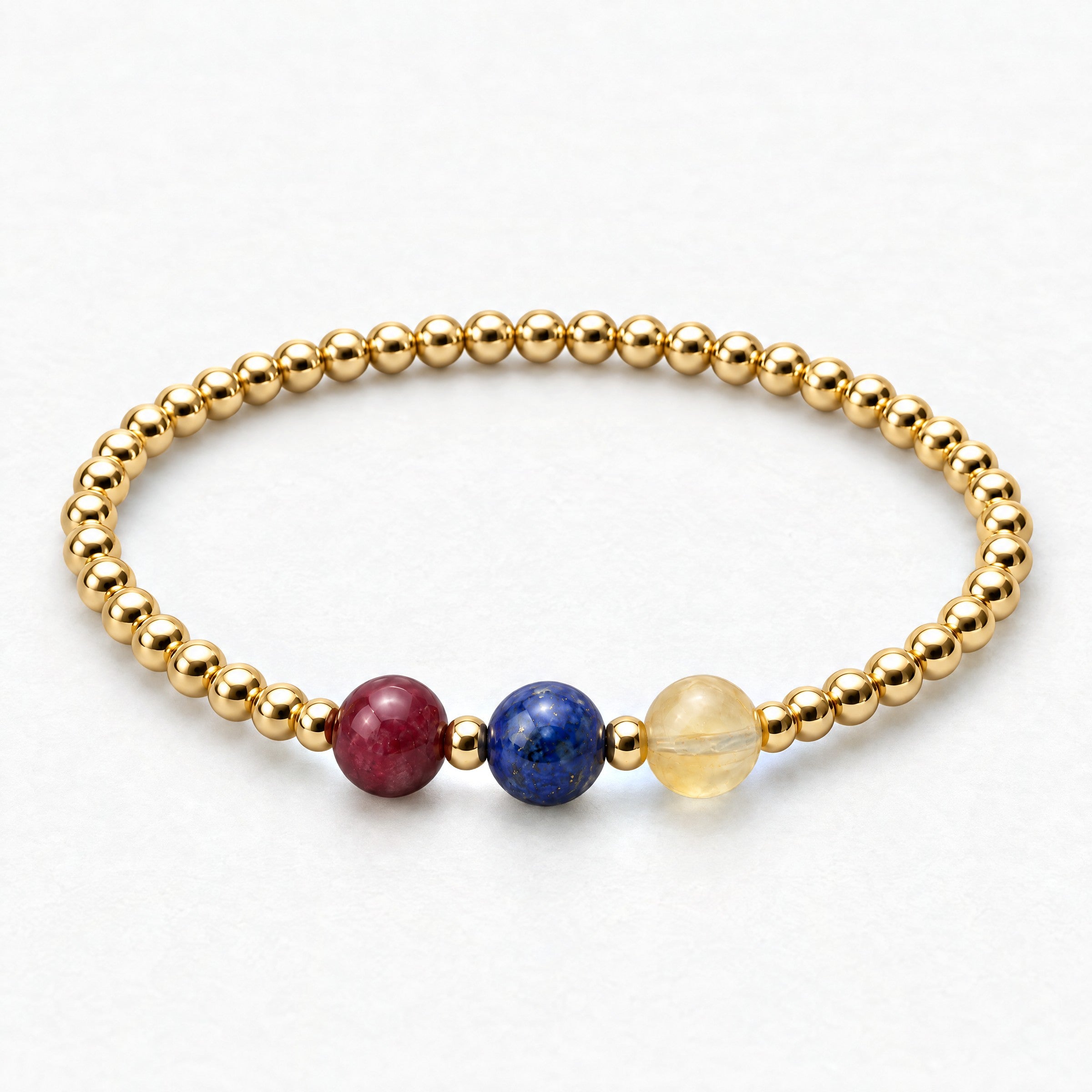 Cancer Love and Money Golden Bracelet With REAL Gold