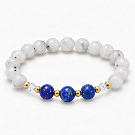 Cancer Lucky Zodiac Trio Crystal Bracelet