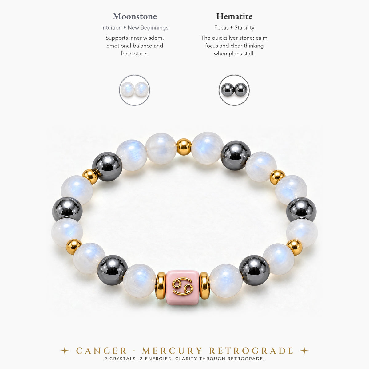 Cancer Mercury Retrograde Bracelet