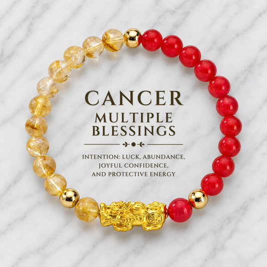 Cancer Zodiac Feng Shui Pixiu Bracelet