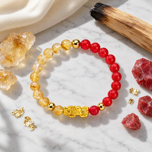 Cancer Zodiac Feng Shui Pixiu Bracelet