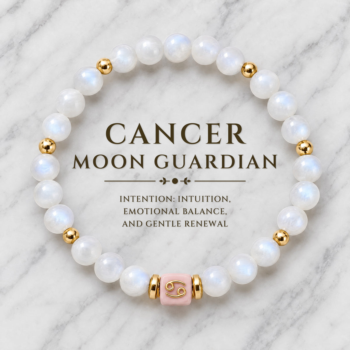 Cancer Zodiac Signature Bracelet