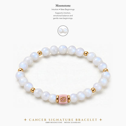 Cancer Zodiac Signature Bracelet