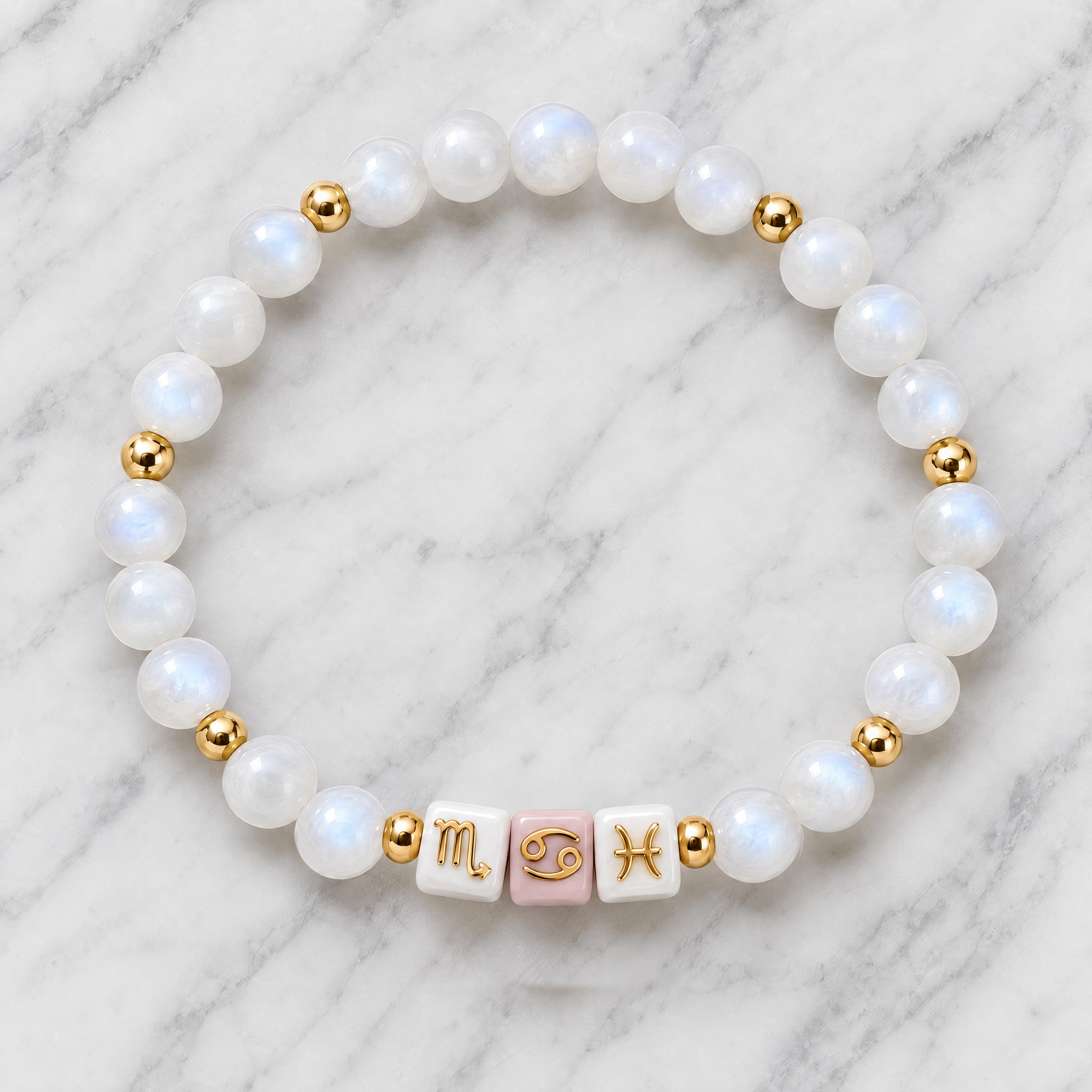 Cancer Zodiac Signature Bracelet