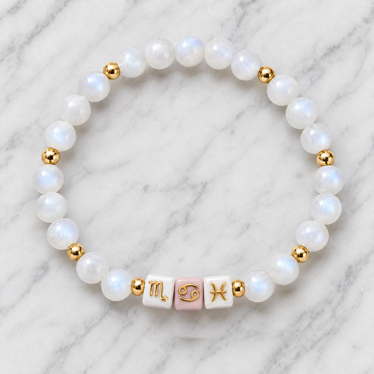 Cancer Zodiac Signature Bracelet