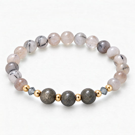 Capricorn Lucky Zodiac Trio Crystal Bracelet