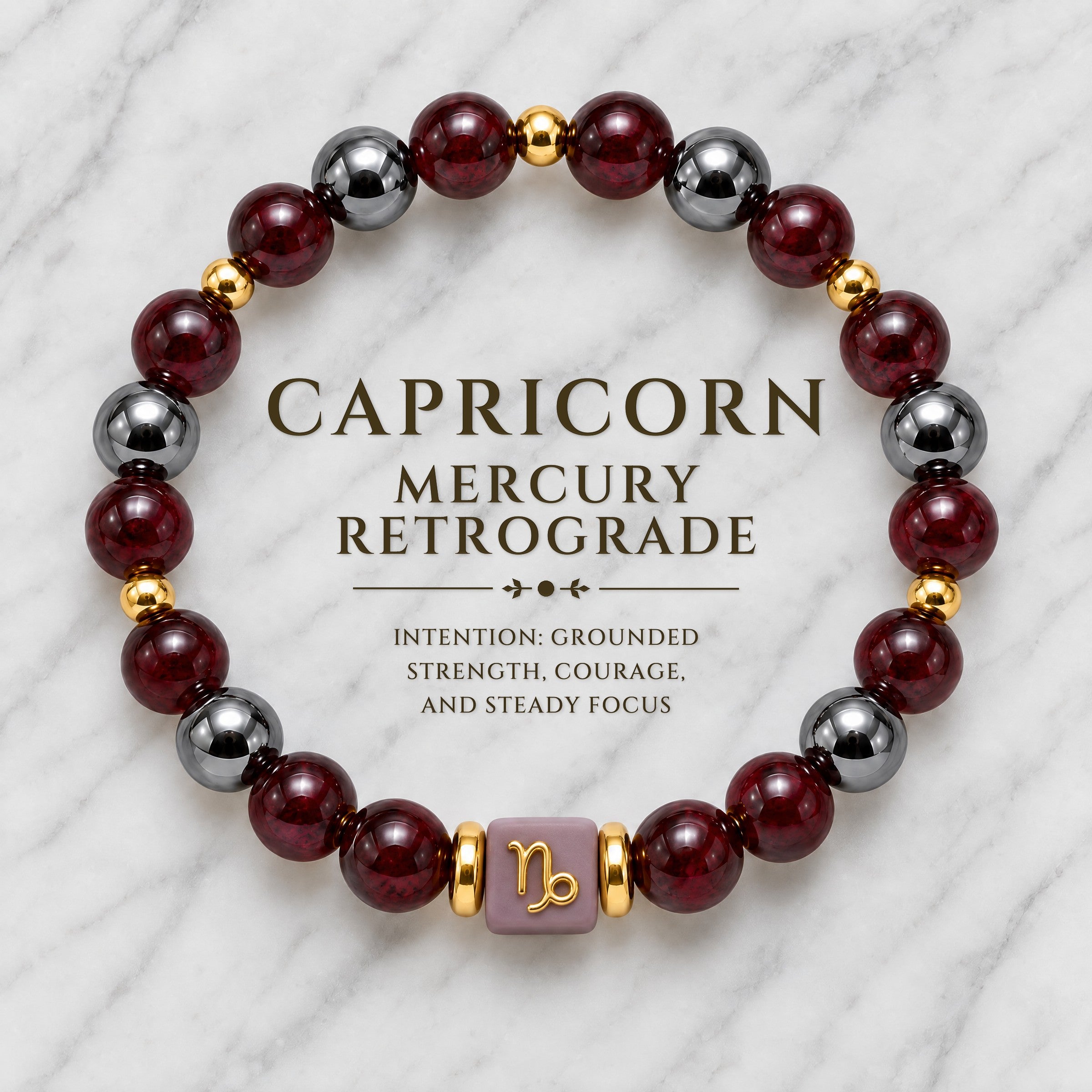 Capricorn Mercury Retrograde Bracelet