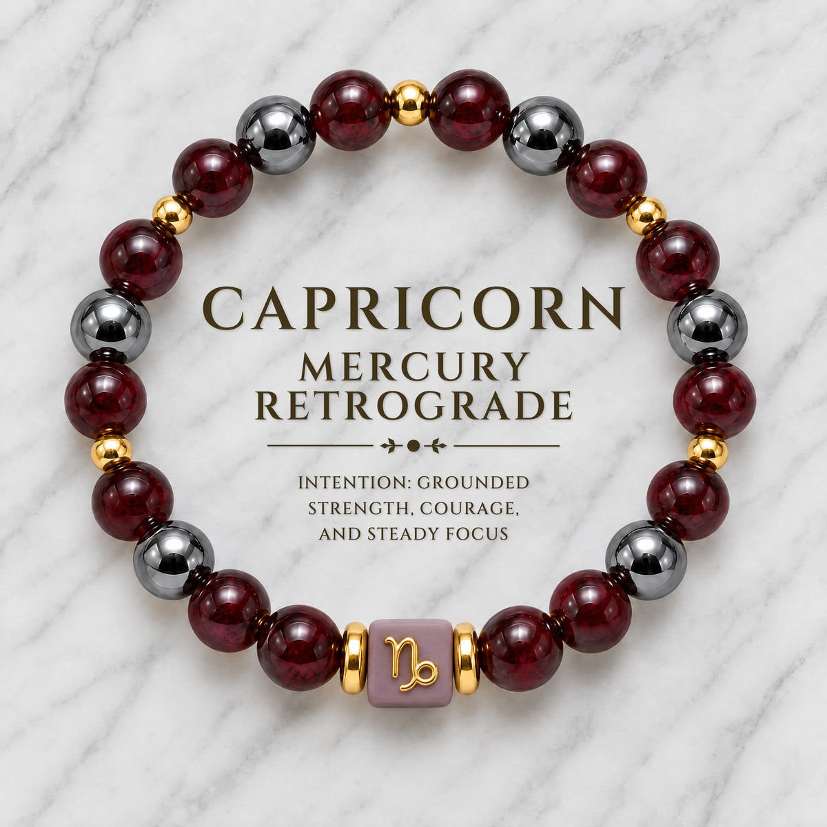 Capricorn Mercury Retrograde Bracelet