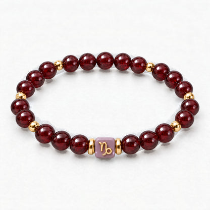 Capricorn Zodiac Signature Bracelet