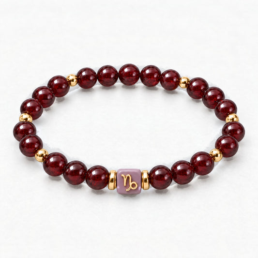 Capricorn Zodiac Signature Bracelet