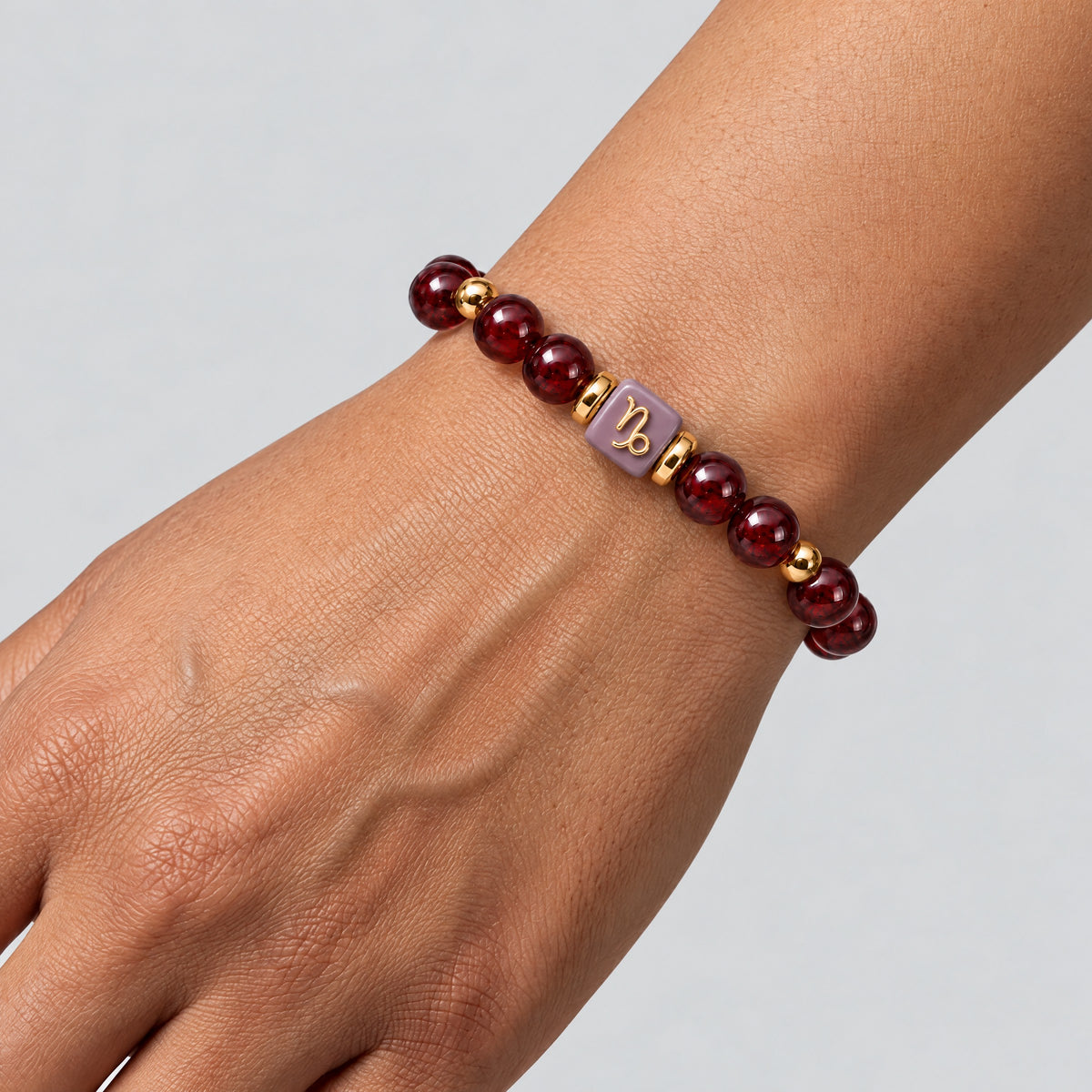 Capricorn Zodiac Signature Bracelet