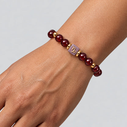 Capricorn Zodiac Signature Bracelet